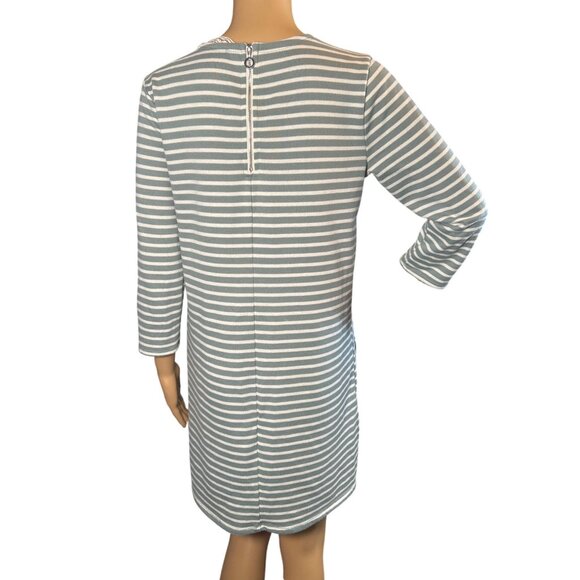 Abercrombie & Fitch Womens Pocket Stripe Shift Dress Size M Nautical Coastal Neo - Picture 4 of 8